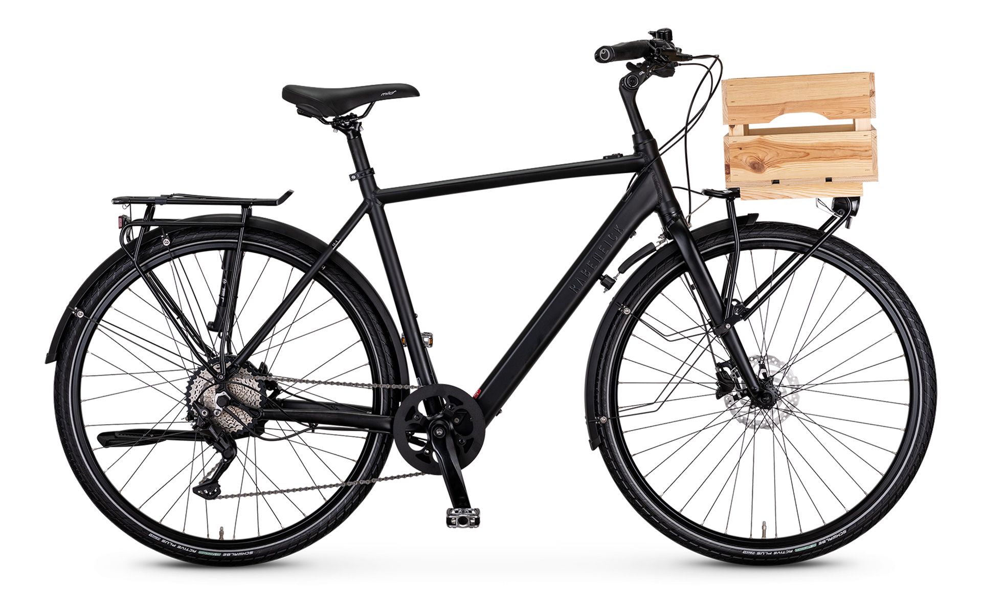 Rabeneick TCE Carry Bafang Elektro Fahrrad 2021 Schwarz