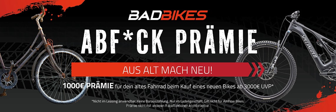 1000 Euro Prämie für dein altes Fahrrad beim Kauf eines neuen Bikes ab 3000 Euro UVP